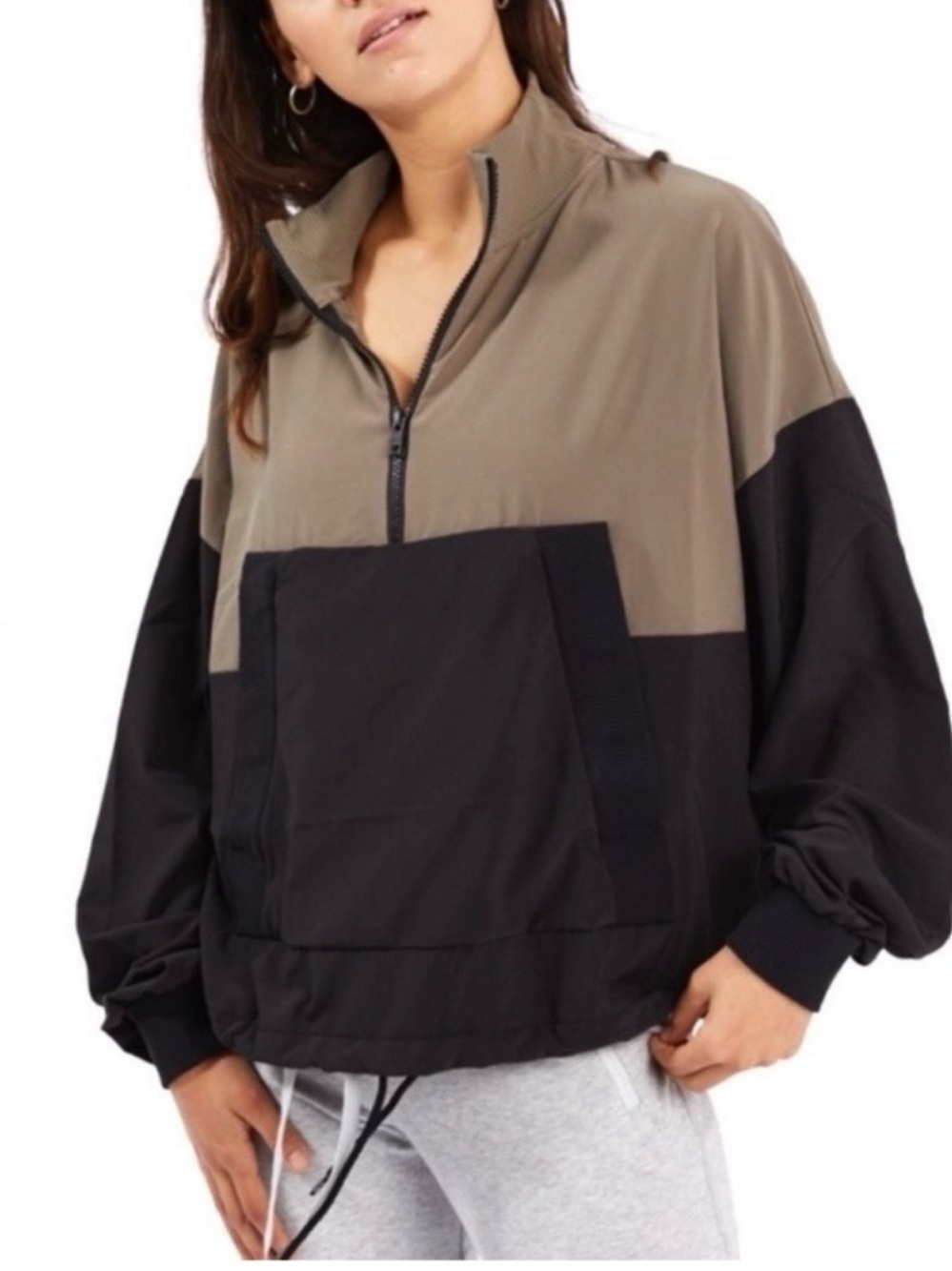 ALO Yoga City Girl Track Pullover Jacket Size XS
